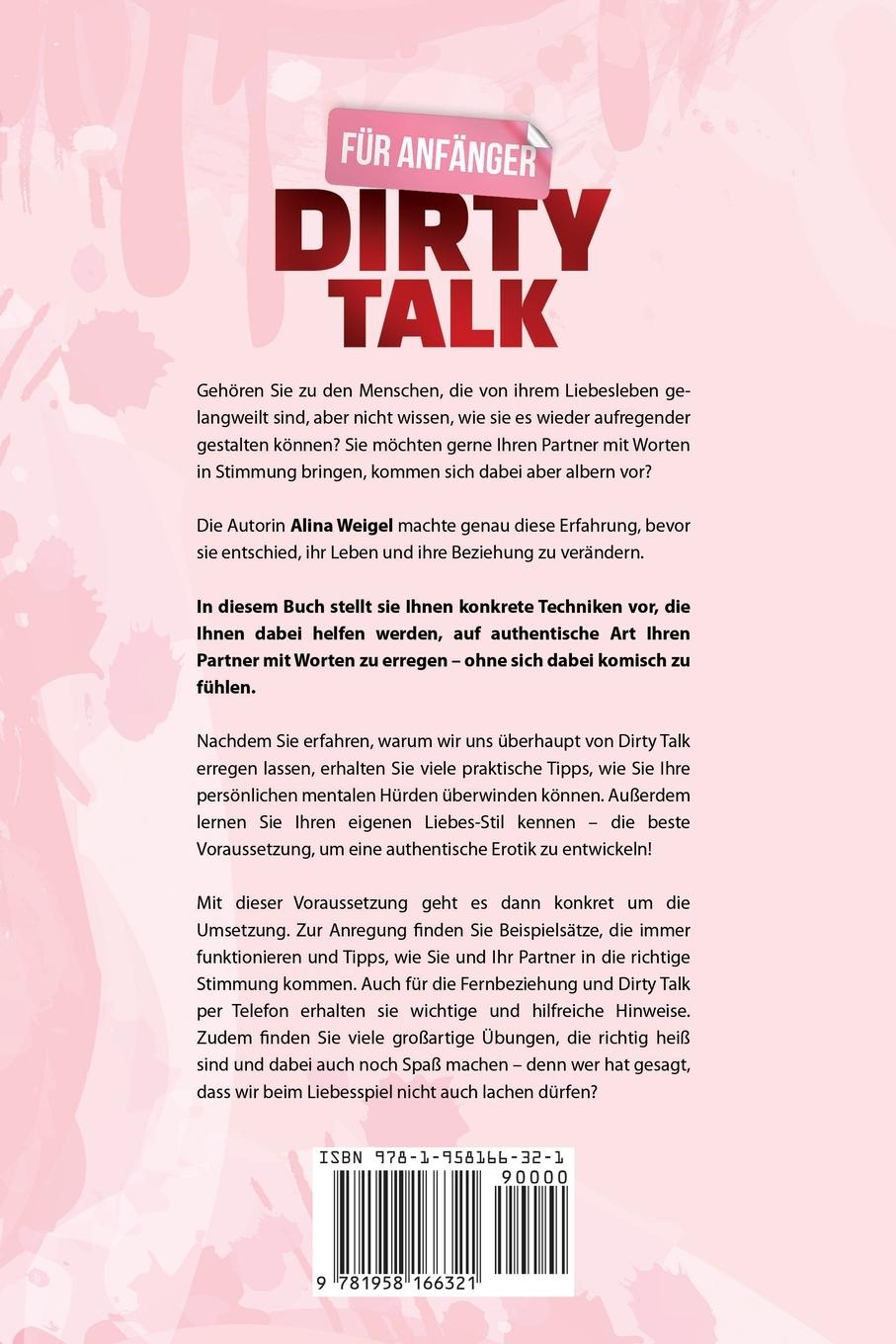 Rückseitencover Dirty Talk für Anfänger