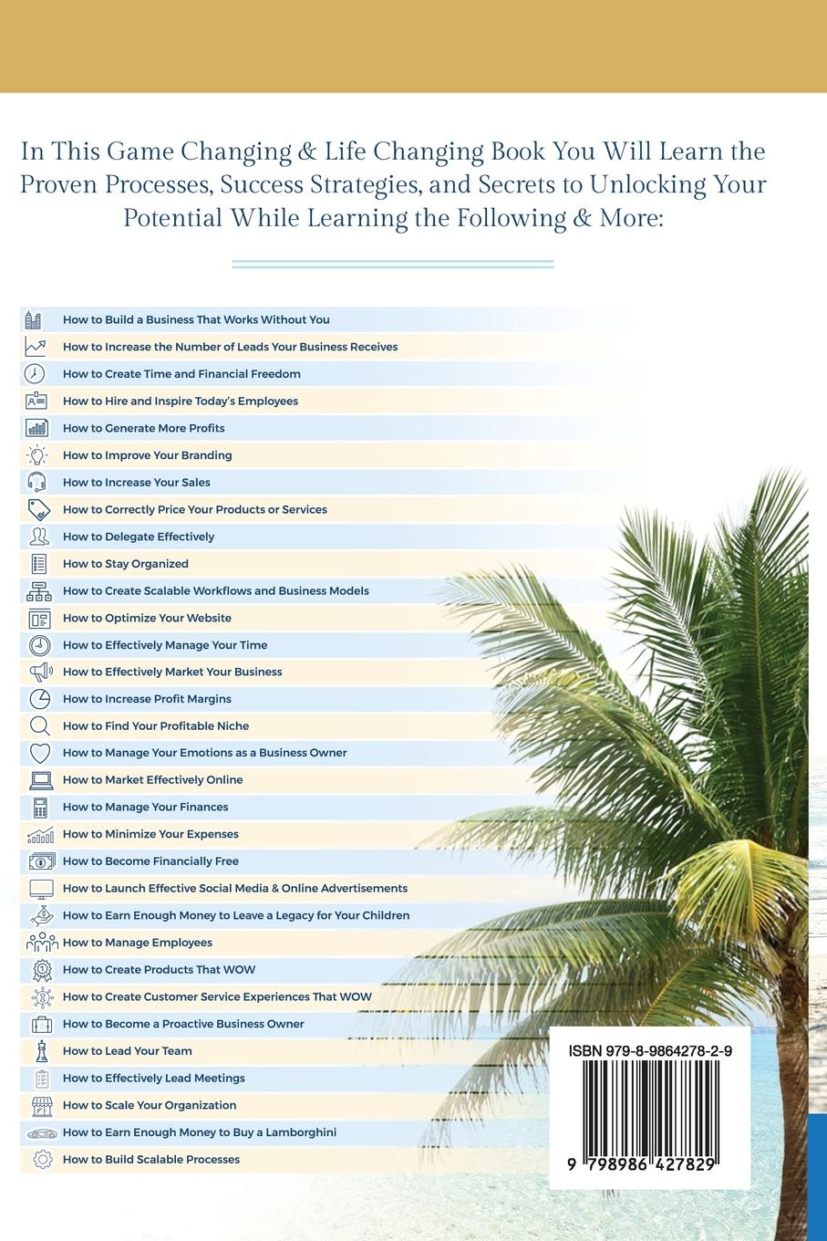 Rückseitencover A Millionaire's Guide | How to Become Sustainably Rich