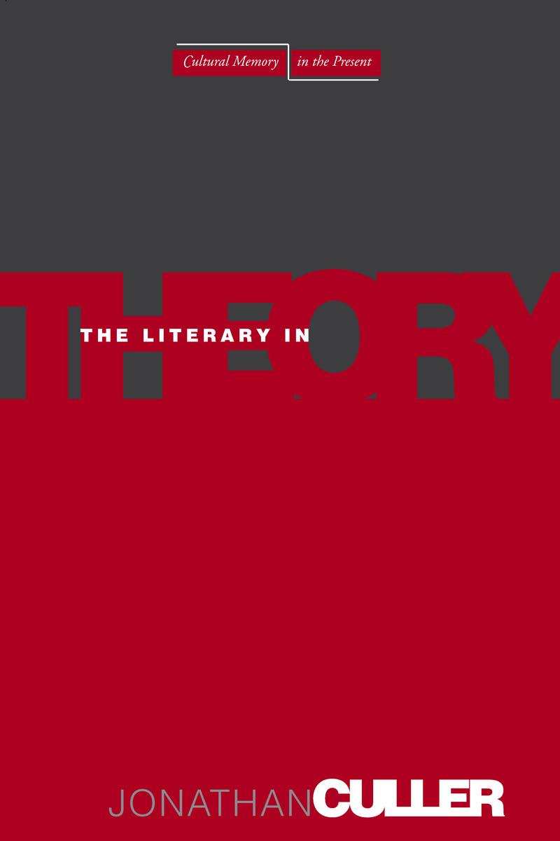 Vorderes Coverbild The Literary in Theory