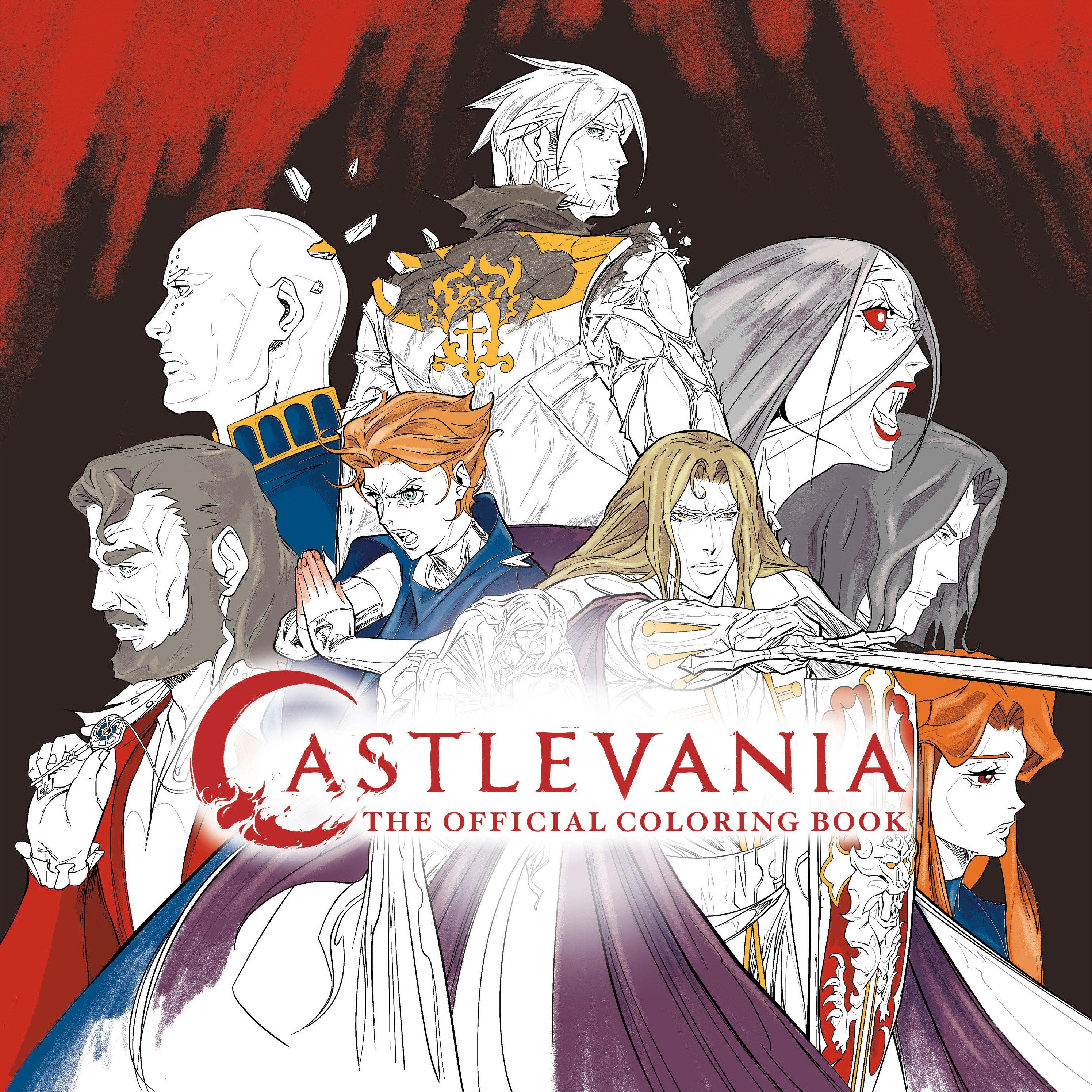 Vorderes Coverbild Castlevania: The Official Coloring Book