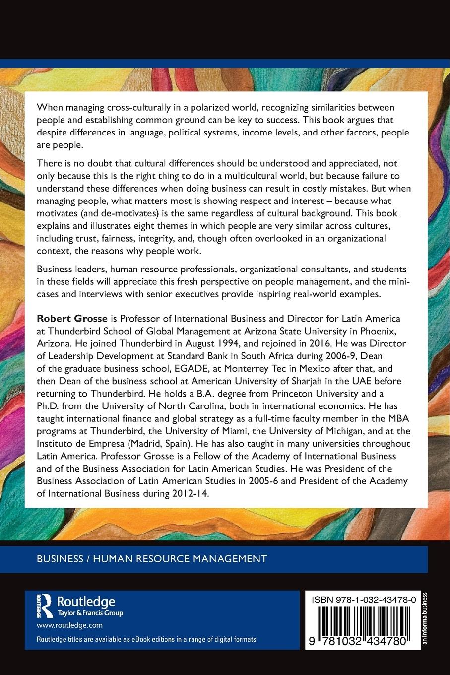 Rückseitencover A New Approach to Cross-Cultural People Management