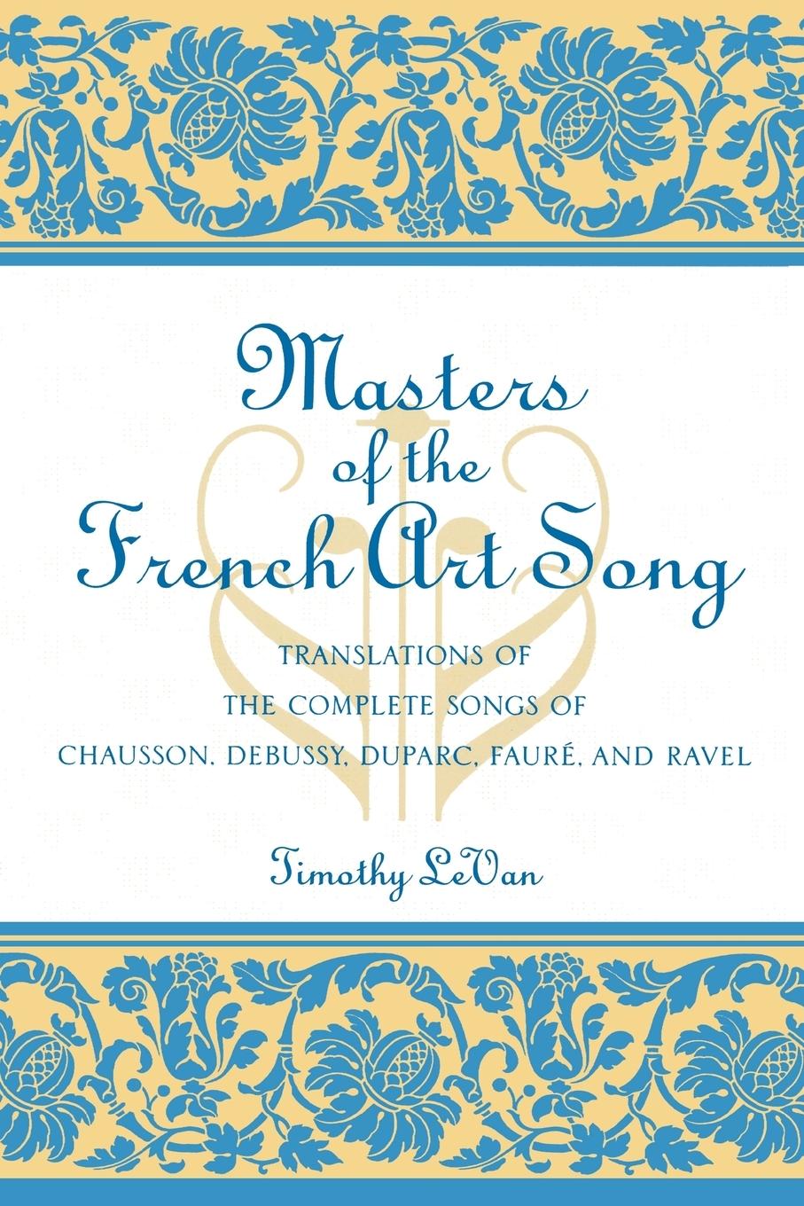 Vorderes Coverbild Masters of the French Art Song