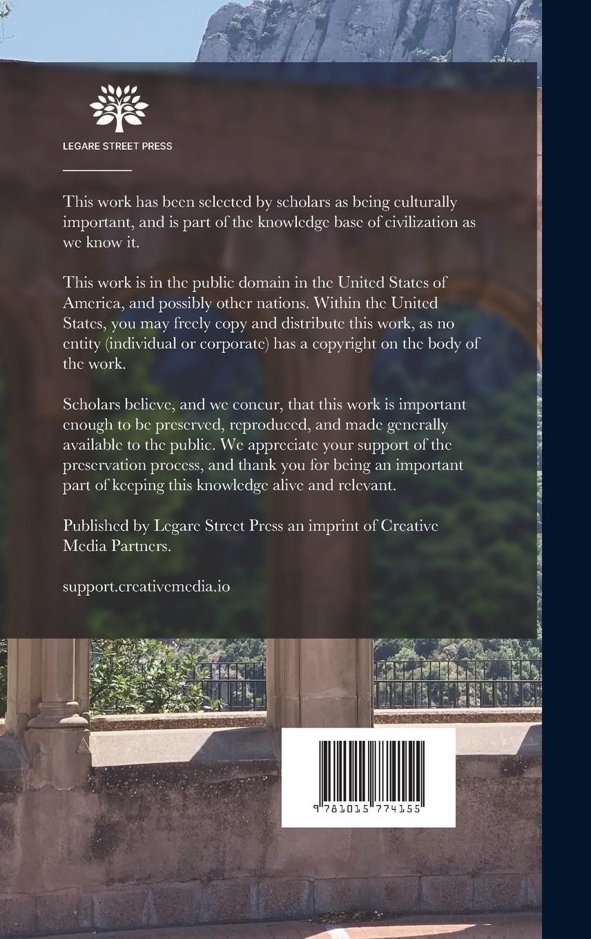 Rückseitencover Die Balearen: Geschildert in Wort Und Bild; Volume 2