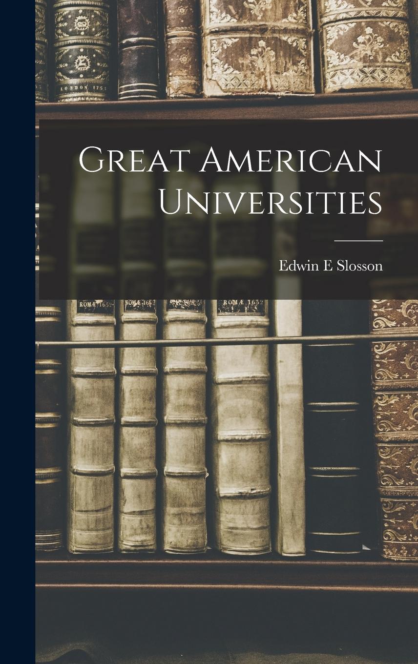 Vorderes Coverbild Great American Universities