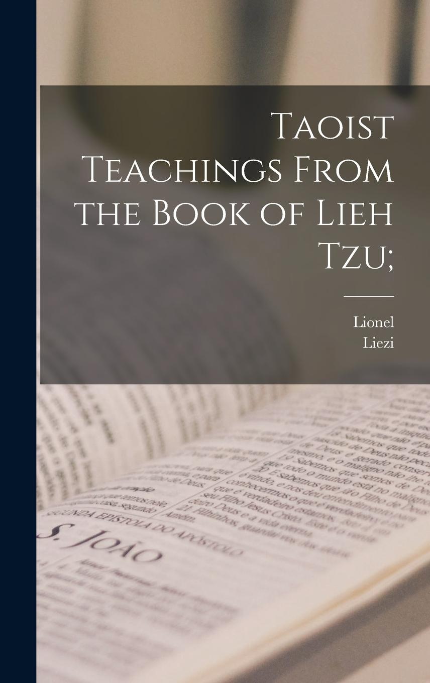 Vorderes Coverbild Taoist Teachings From the Book of Lieh Tzu;