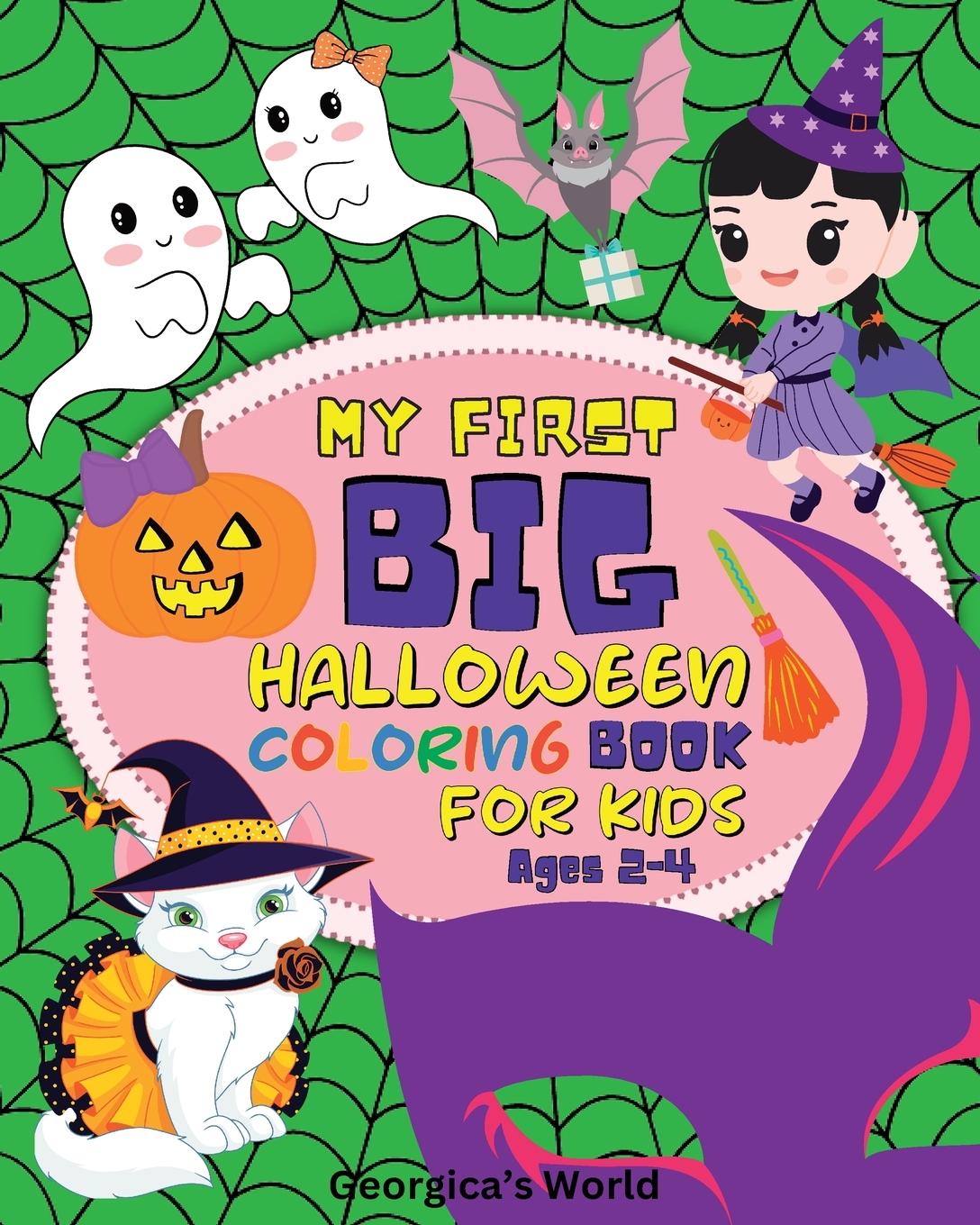 Vorderes Coverbild My First Big Halloween Coloring Book for Kids Ages 2-4