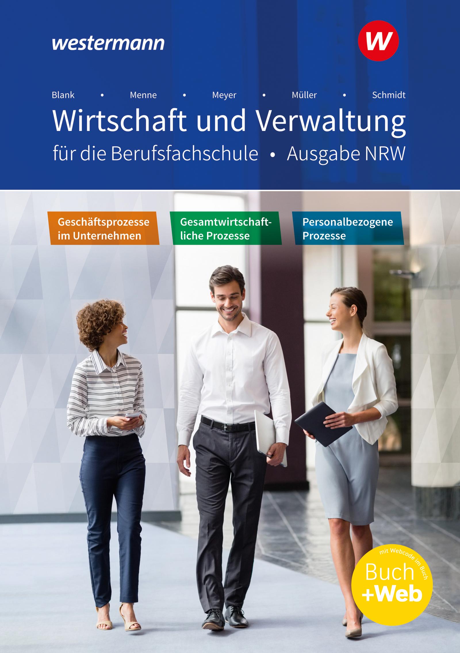 Vorderes Coverbild Wirtschaft und Verwaltung für die Berufsfachschule. Schulbuch. NRW Nordrhein-Westfalen