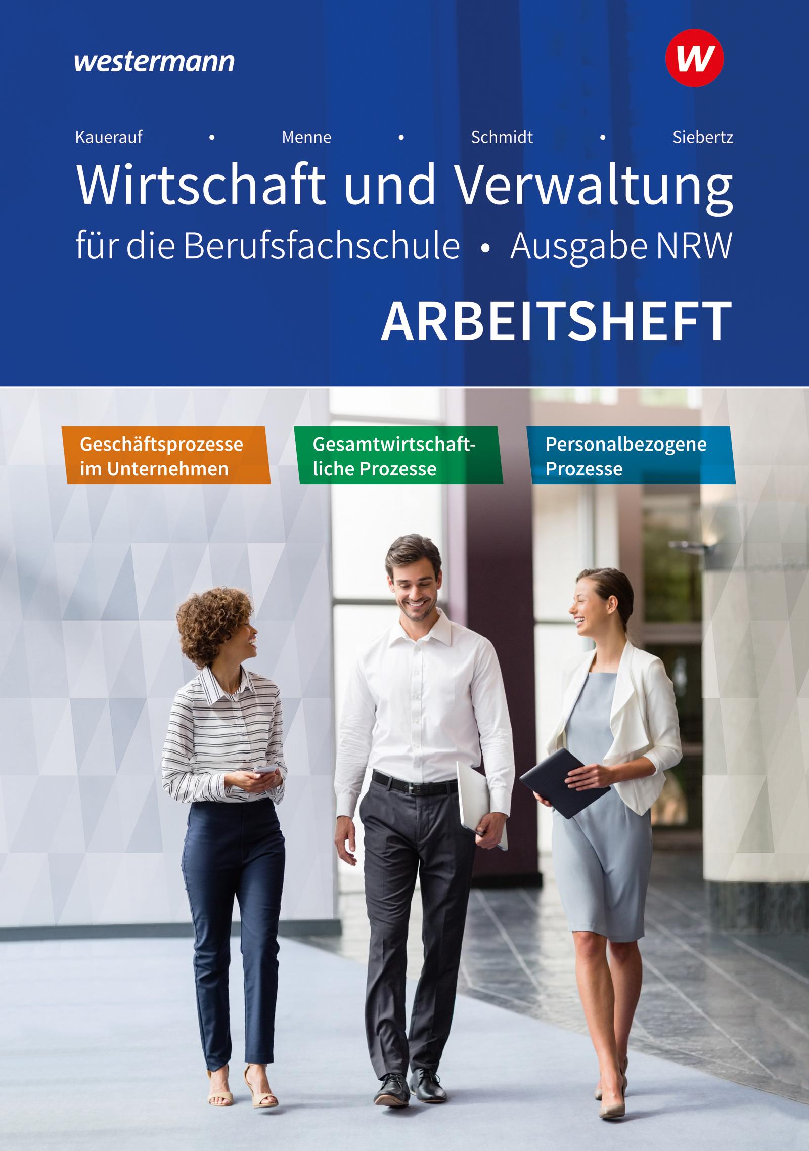 Vorderes Coverbild Wirtschaft und Verwaltung für die Berufsfachschule NRW