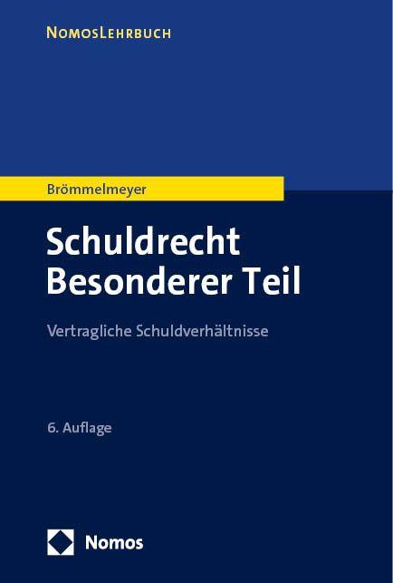 Vorderes Coverbild Schuldrecht Besonderer Teil