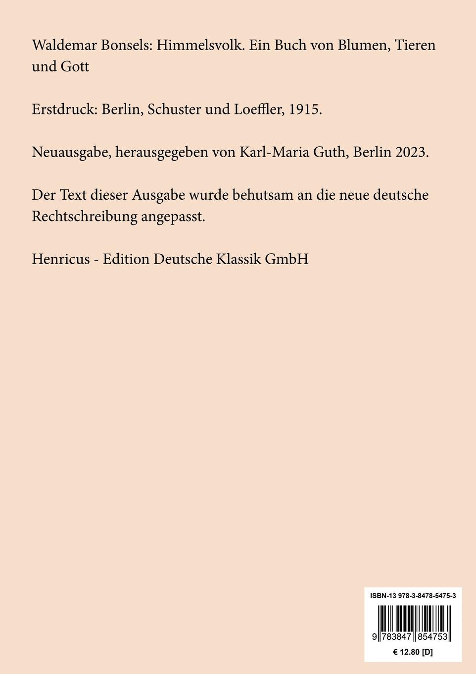 Rückseitencover Himmelsvolk (Großdruck)