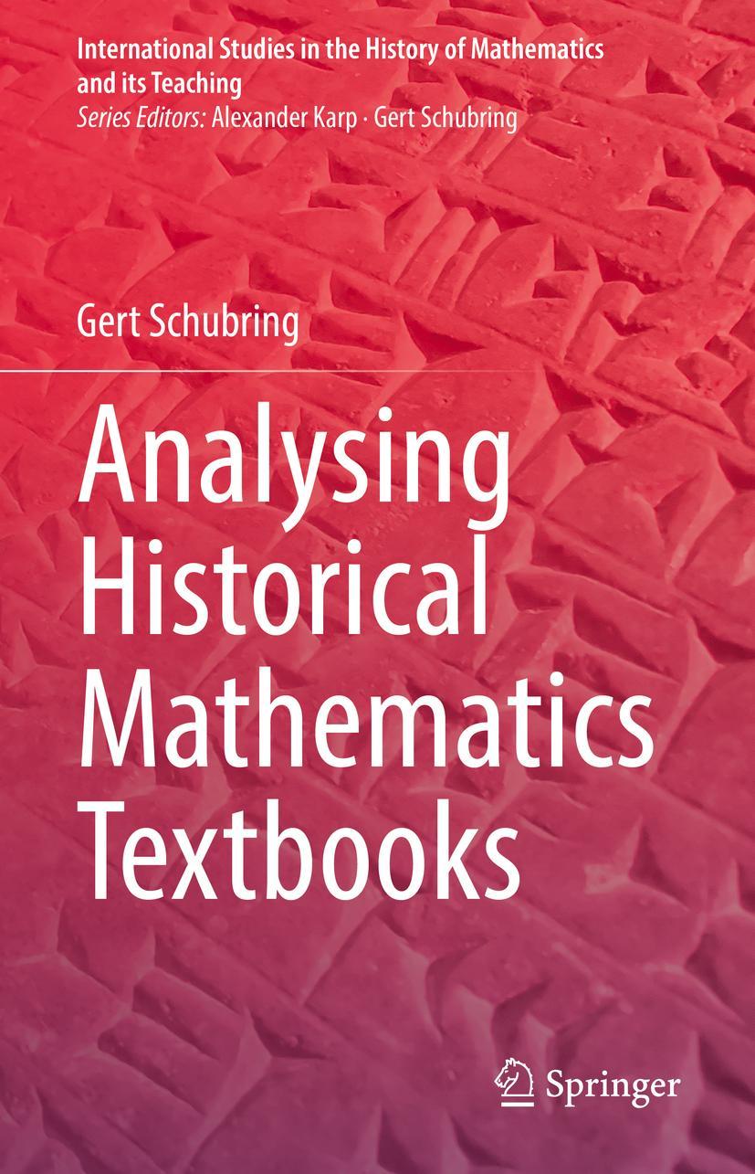 Vorderes Coverbild Analysing Historical Mathematics Textbooks