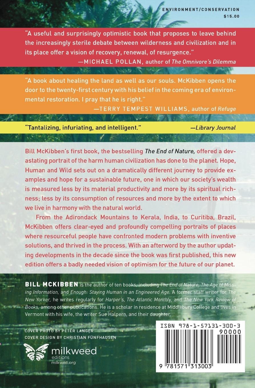 Rückseitencover Hope, Human and Wild