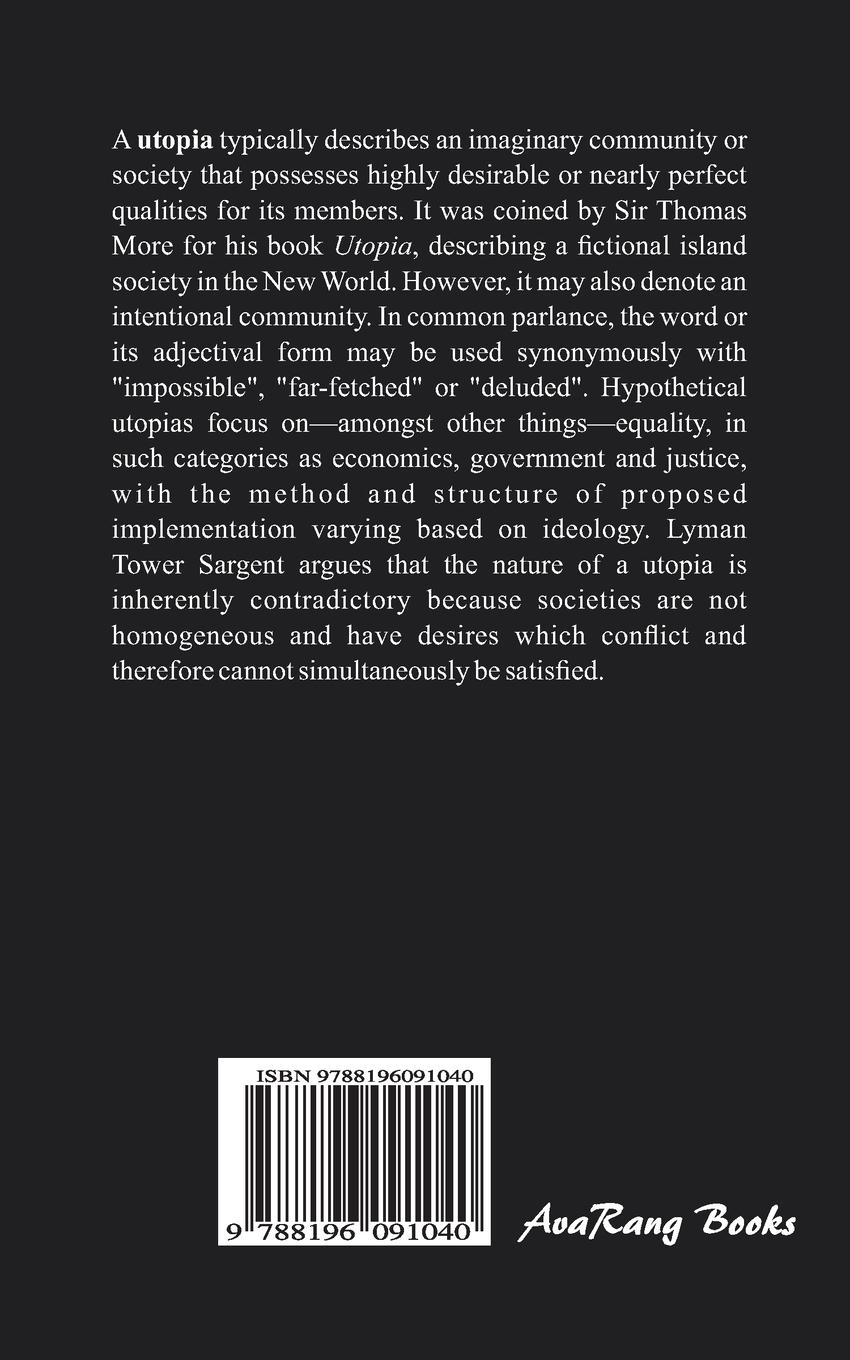 Rückseitencover UTOPIA