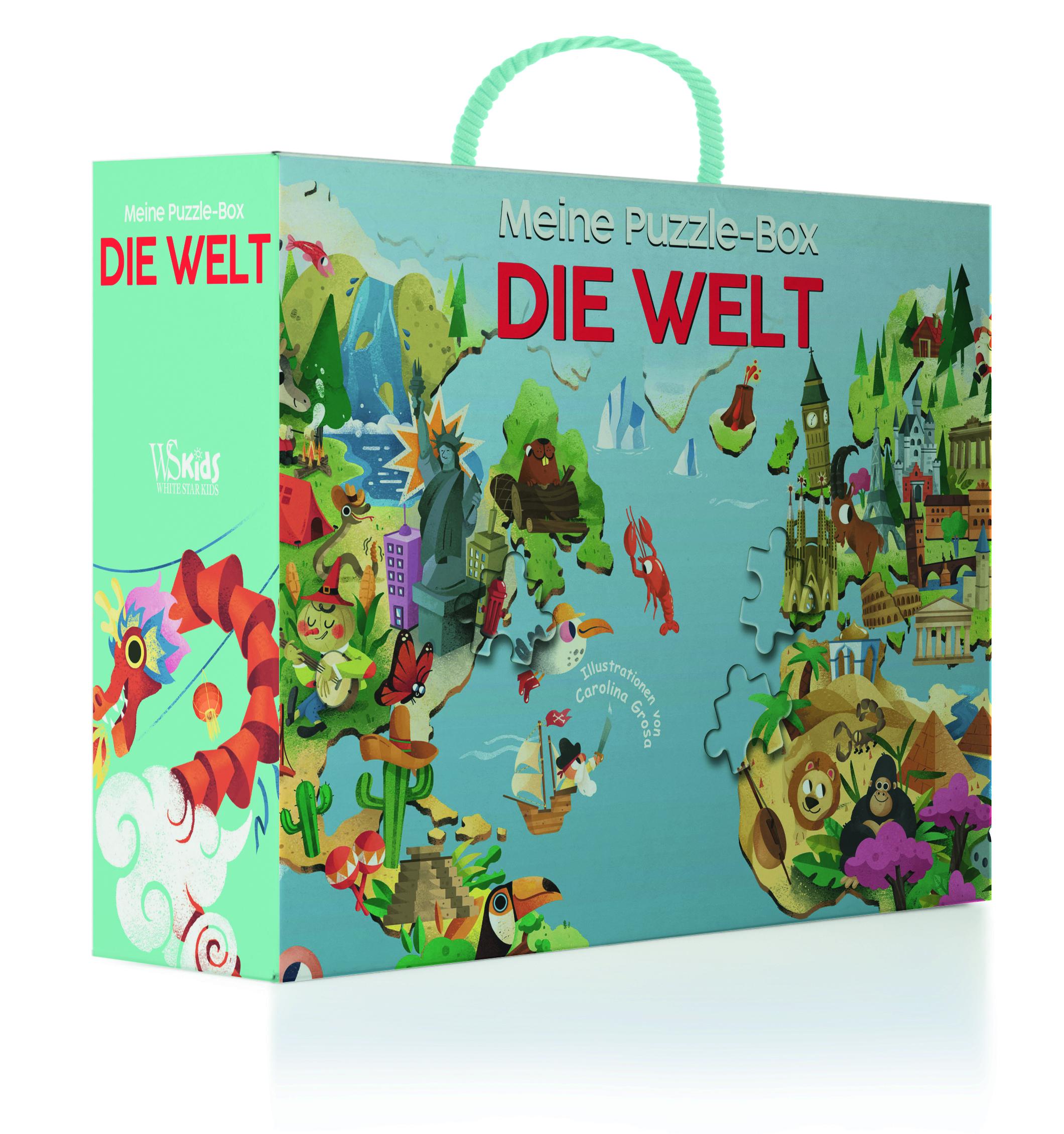 Vorderes Coverbild Die Welt. Meine Erste Puzzle Box