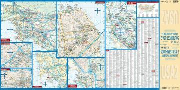 Beispielinhalt (Bild) American Southwest 1 : 3 000 000. Road Map + City Maps