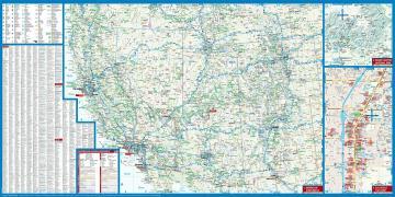 Beispielinhalt (Bild) American Southwest 1 : 3 000 000. Road Map + City Maps