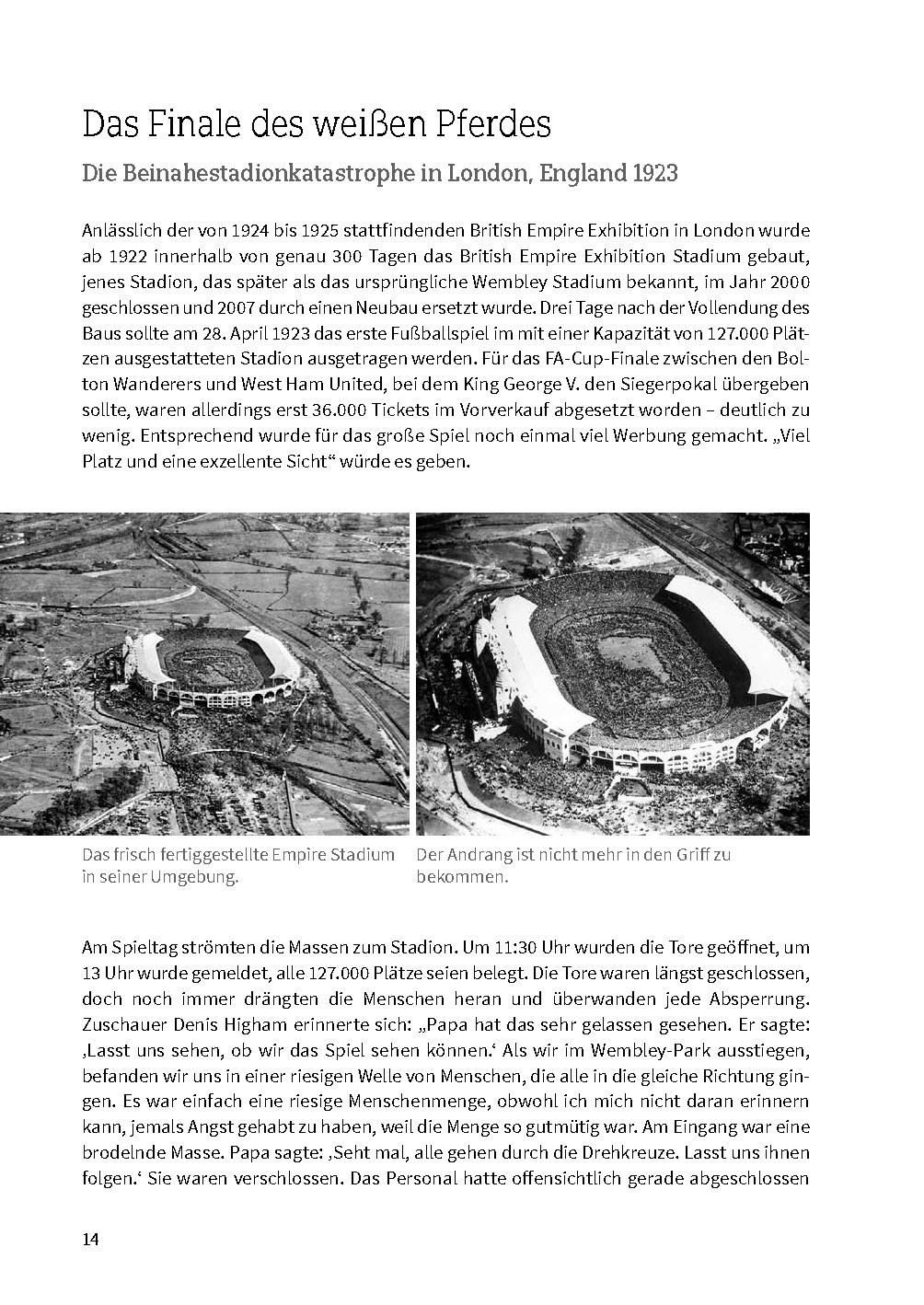 Beispielinhalt (Bild) Fußballkatastrophen