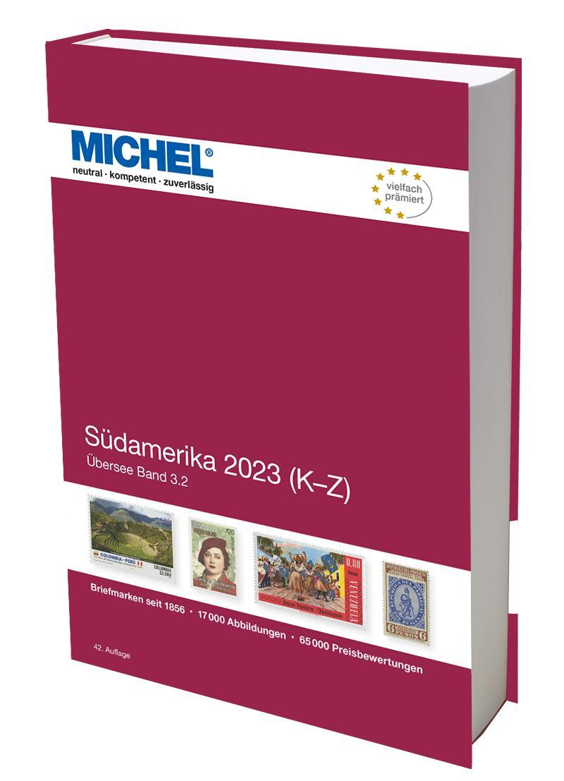 Vorderes Coverbild MICHEL Südamerika K-Z 2023
