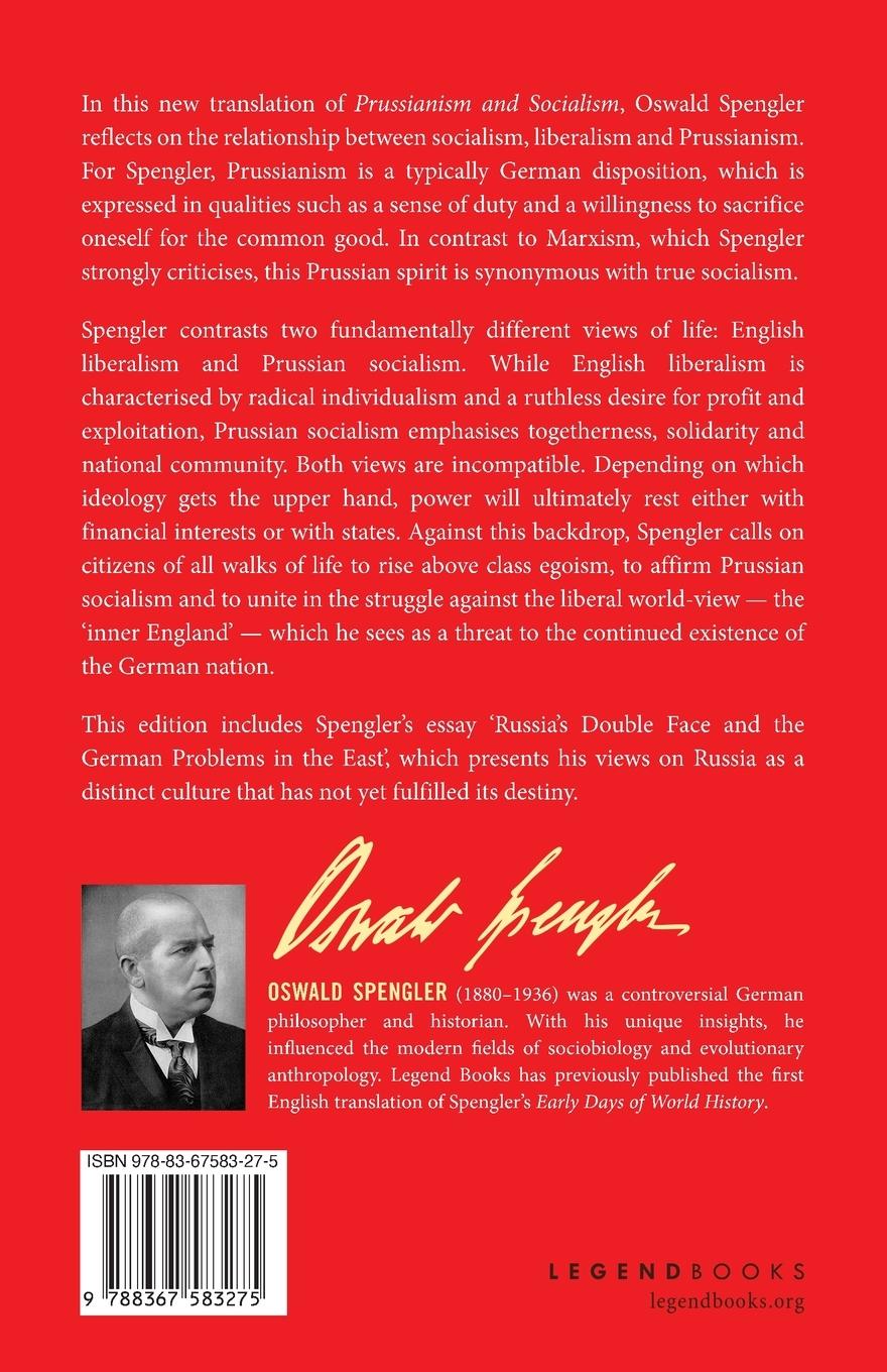 Rückseitencover Prussianism and Socialism