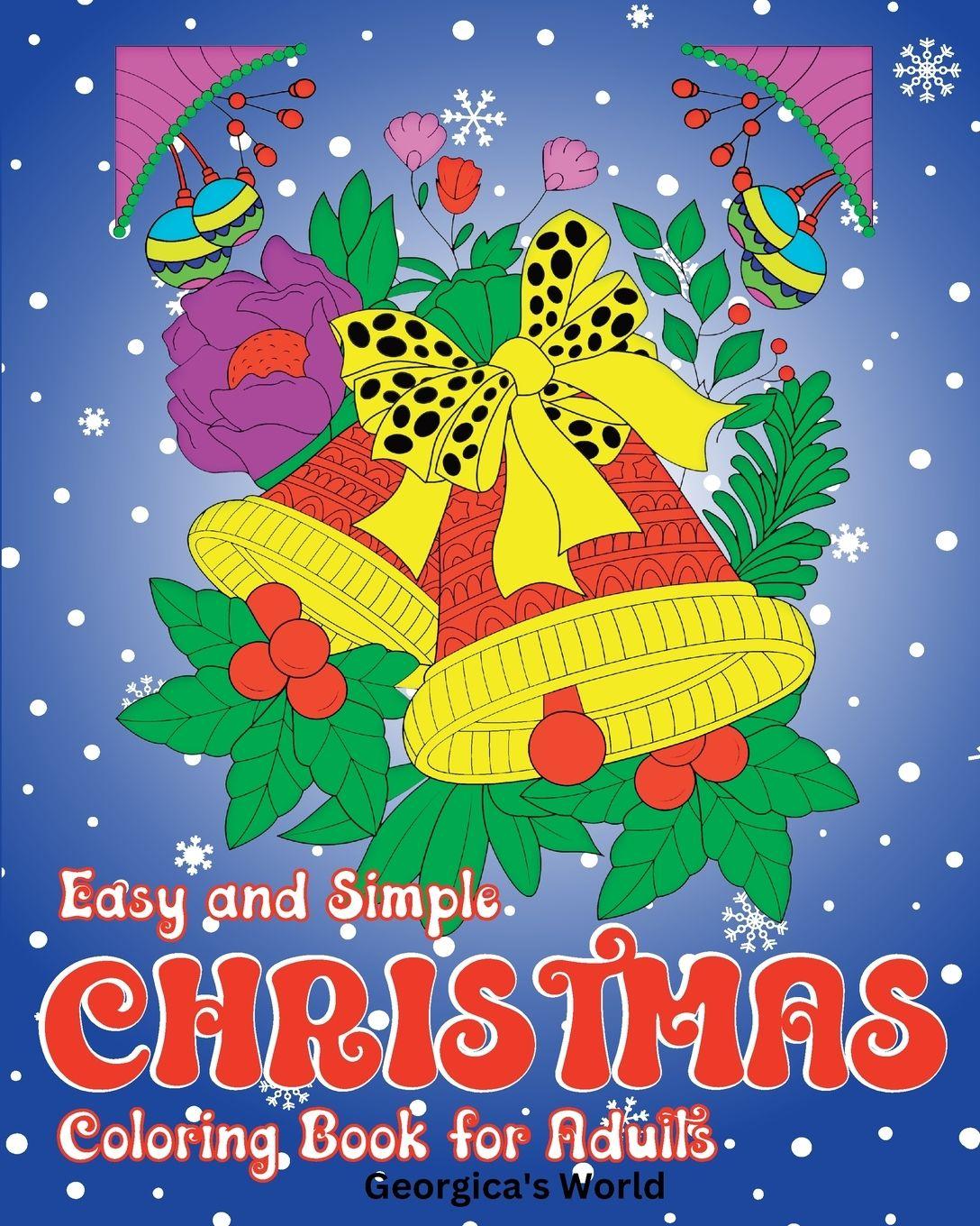 Vorderes Coverbild Easy and Simple Christmas Coloring Book for Adults