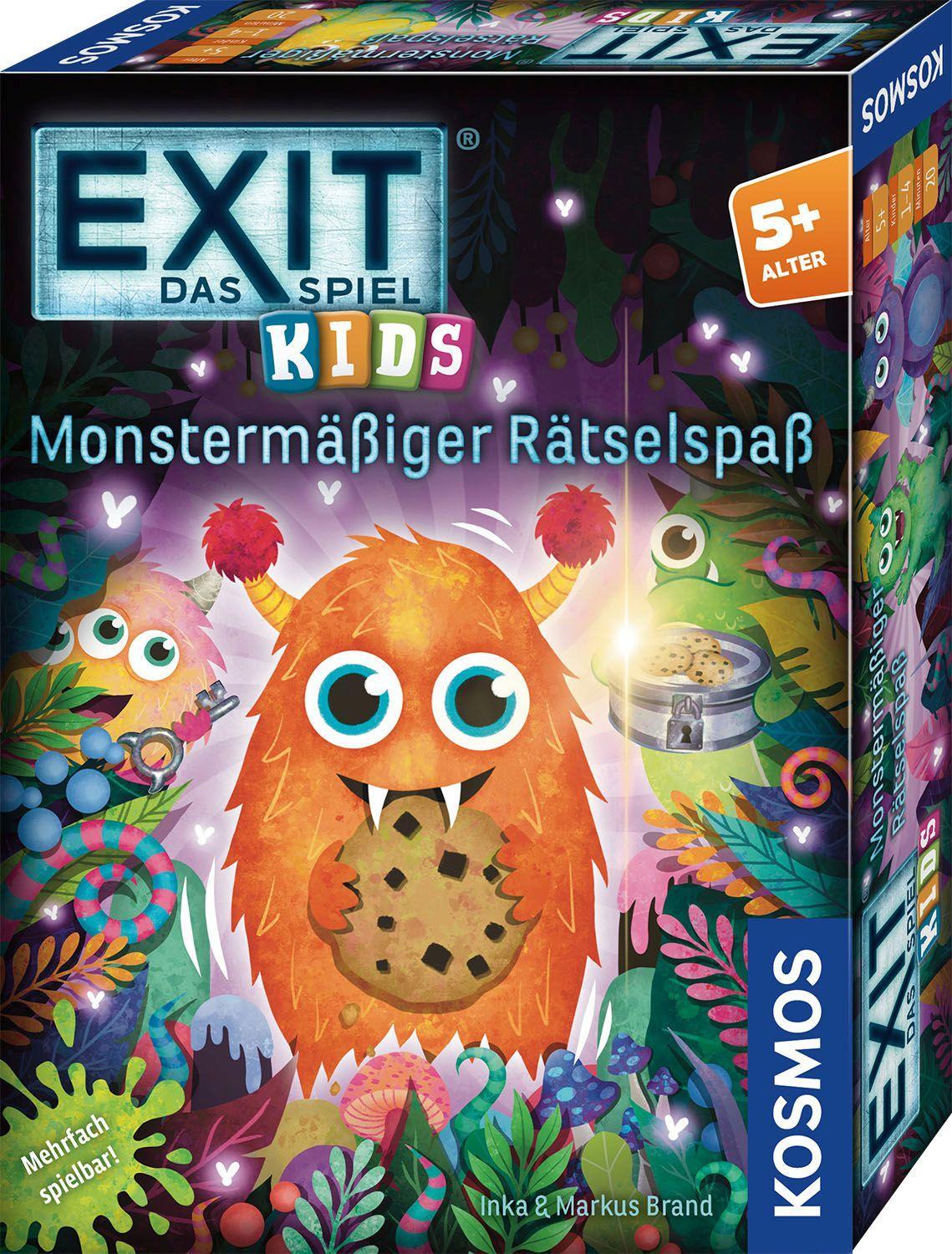 Vorderes Coverbild EXIT® - Das Spiel - Kids: Monstermäßiger Rätselspaß
