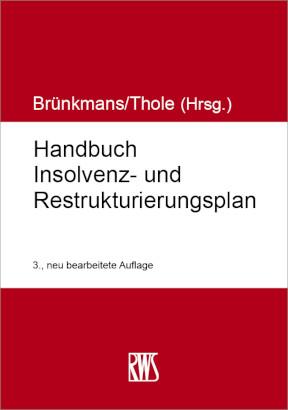 Rückseitencover Handbuch Insolvenz- und Restrukturierungsplan