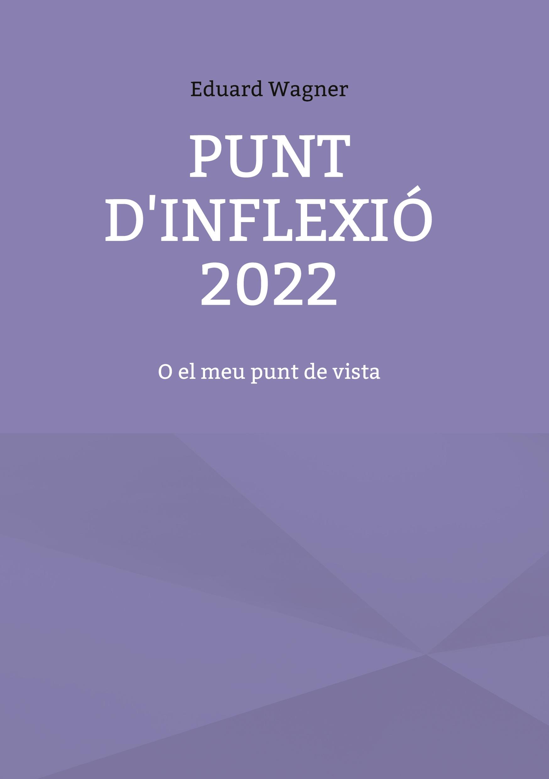 Vorderes Coverbild Punt d'inflexió 2022