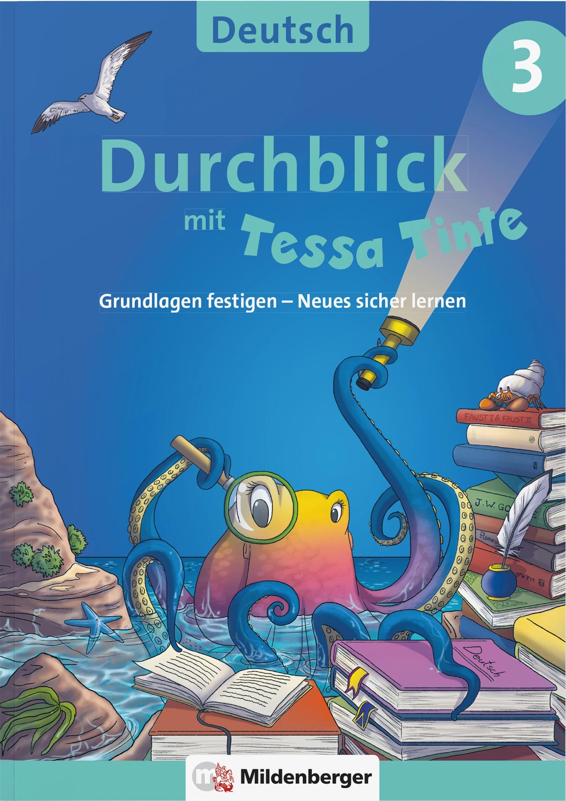 Vorderes Coverbild Durchblick in Deutsch 3 mit Tessa Tinte