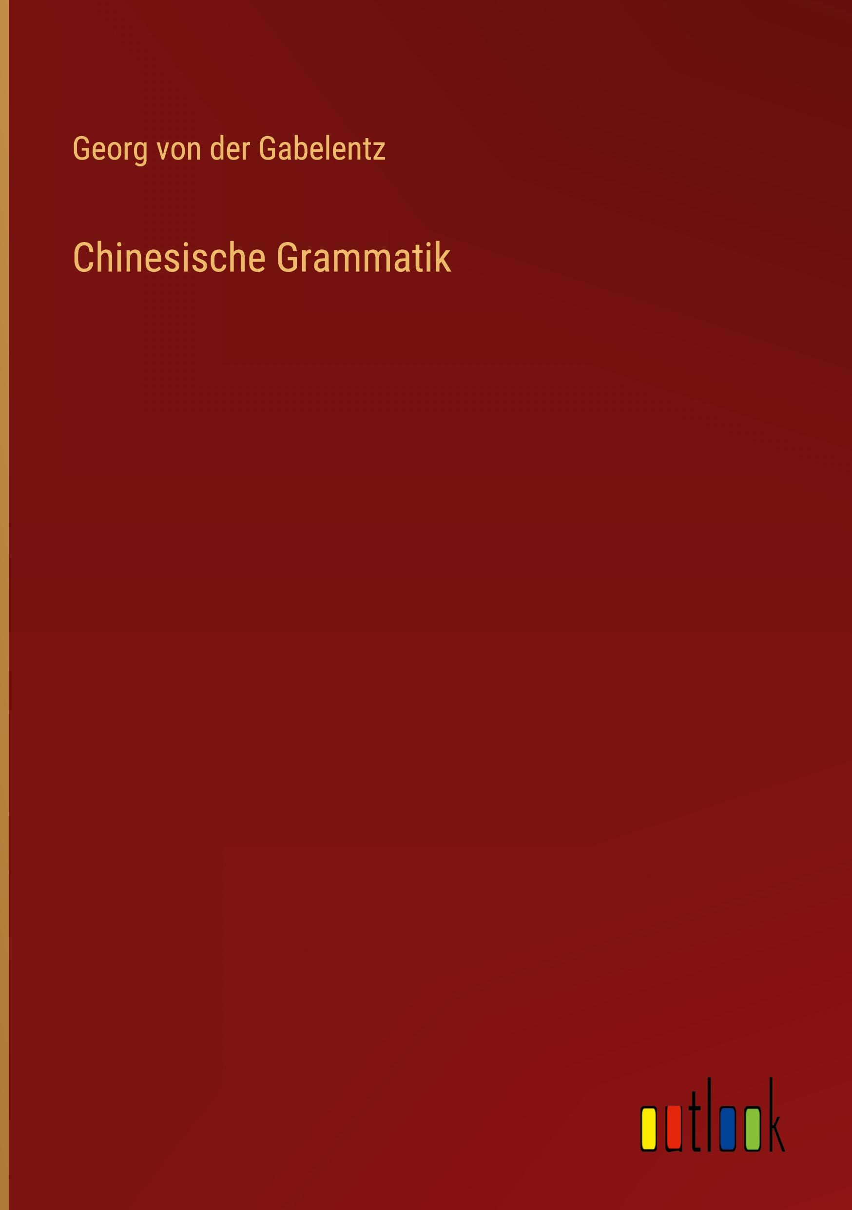 Vorderes Coverbild Chinesische Grammatik
