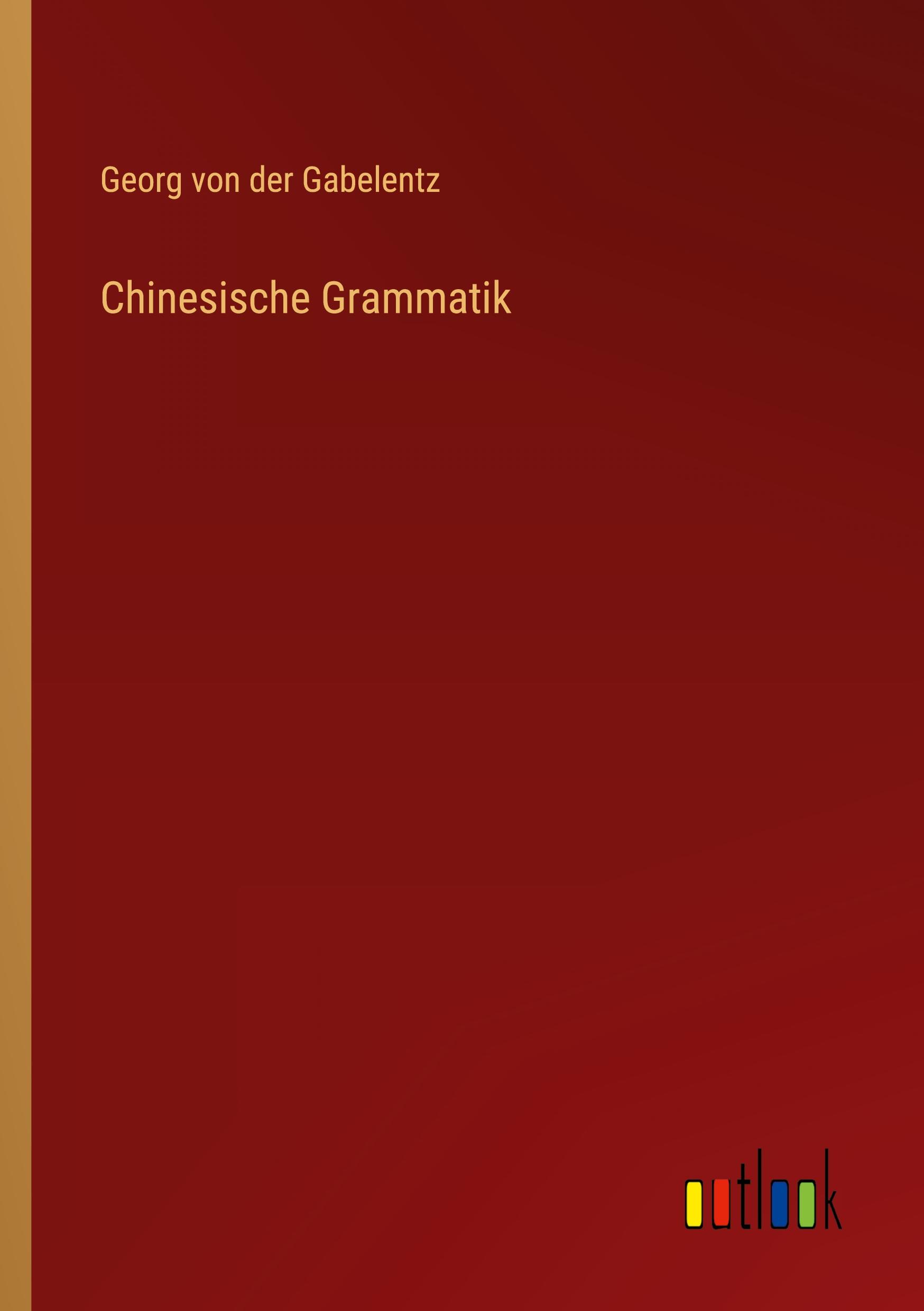 Vorderes Coverbild Chinesische Grammatik
