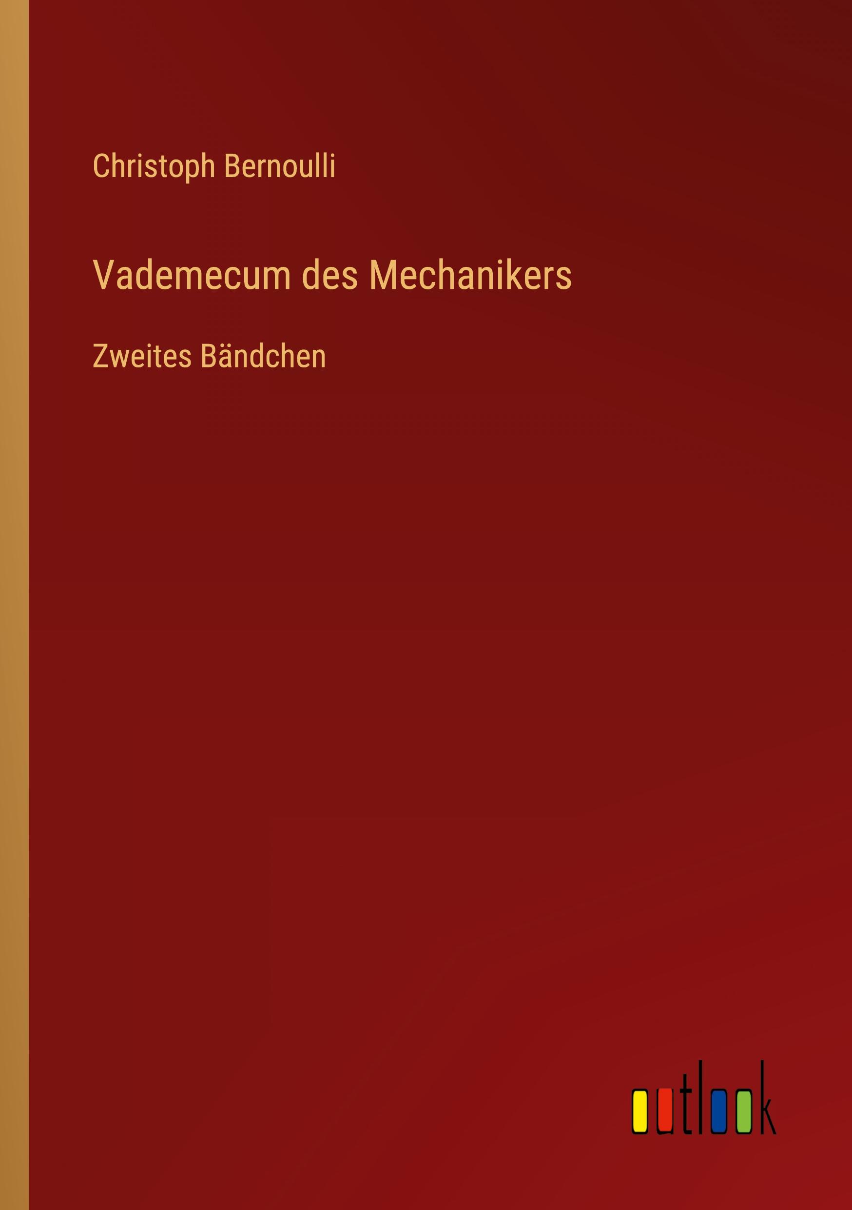 Vorderes Coverbild Vademecum des Mechanikers