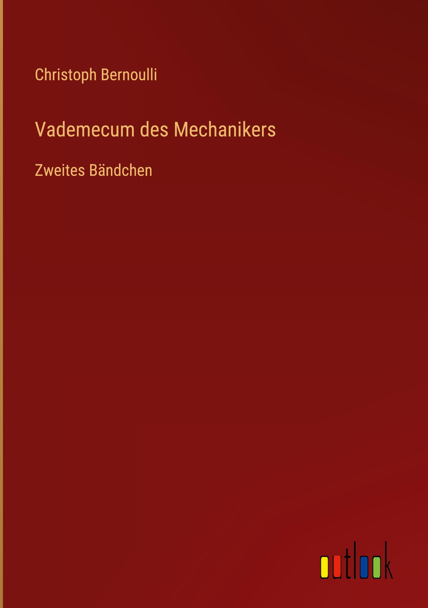 Vorderes Coverbild Vademecum des Mechanikers