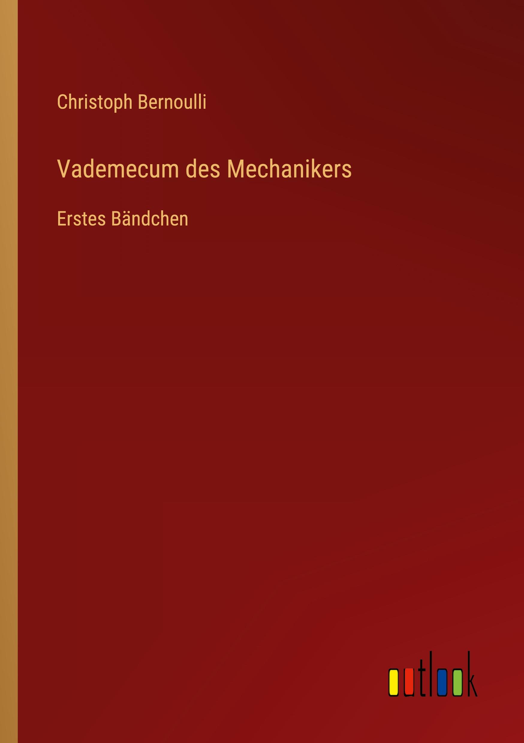 Vorderes Coverbild Vademecum des Mechanikers
