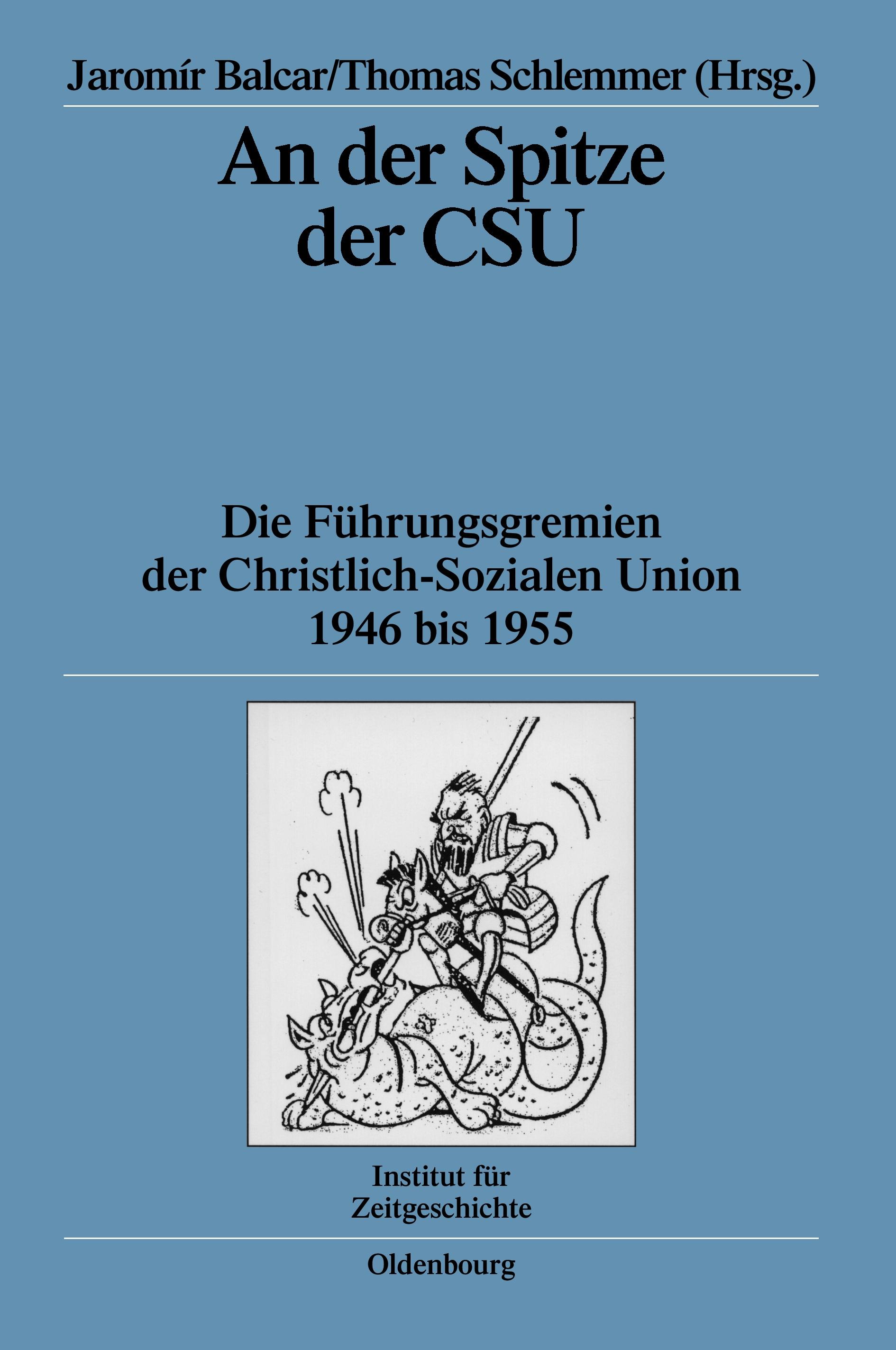 Vorderes Coverbild An der Spitze der CSU