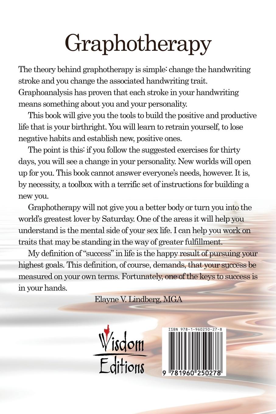 Rückseitencover The Power of Positive Handwriting