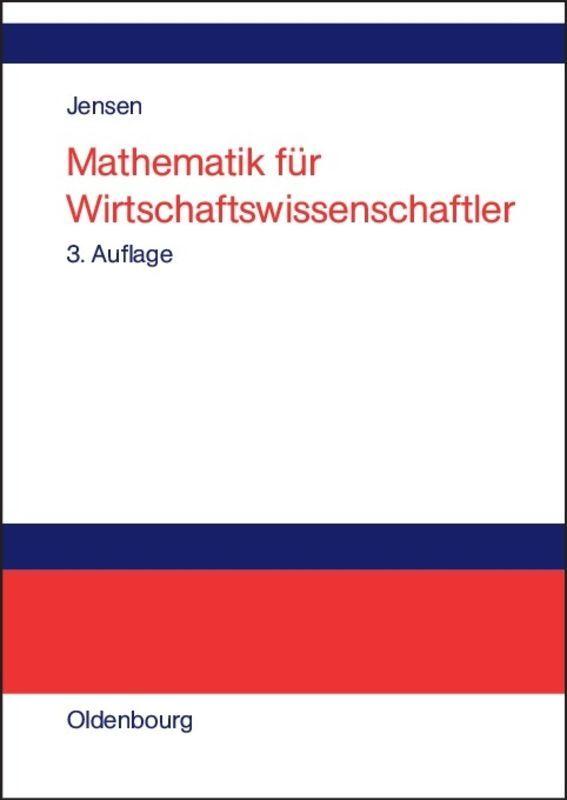 Vorderes Coverbild Mathematik für Wirtschaftswissenschaftler