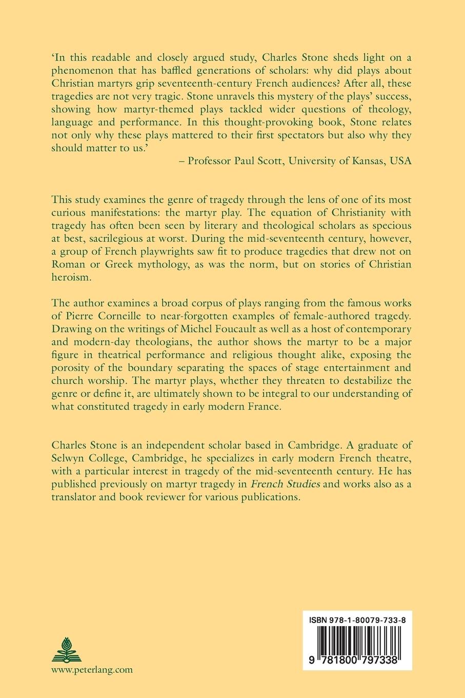 Rückseitencover The Theatre of Martyrdom