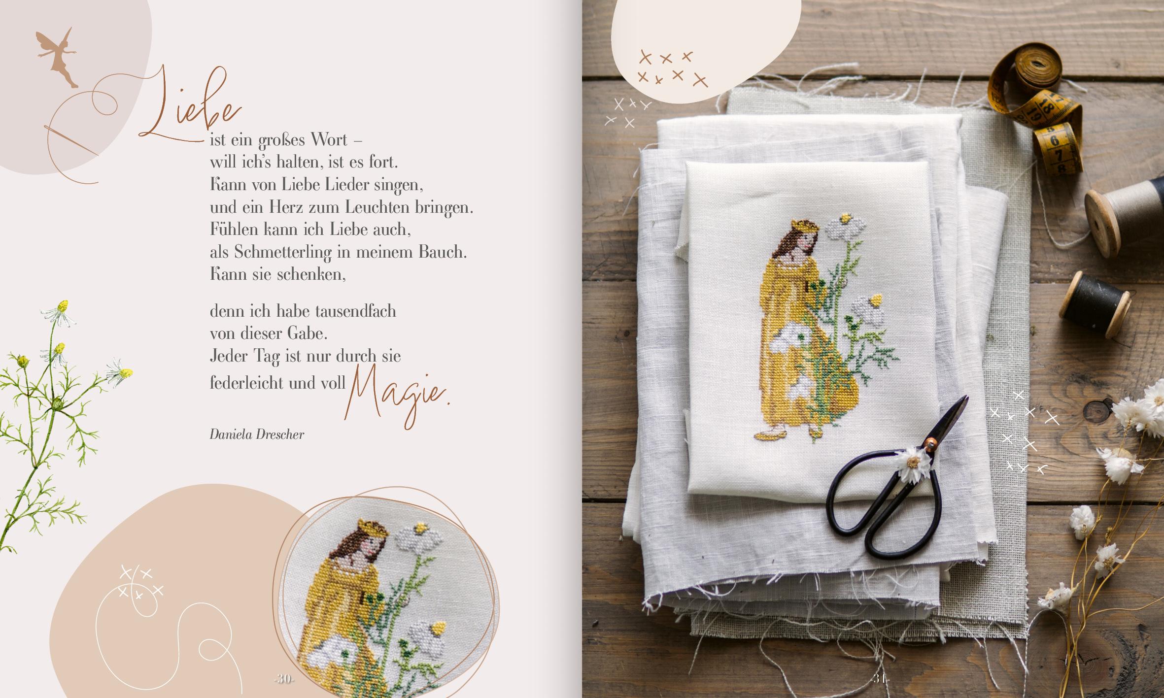 Beispielinhalt (Bild) Liebevolle Stickereien