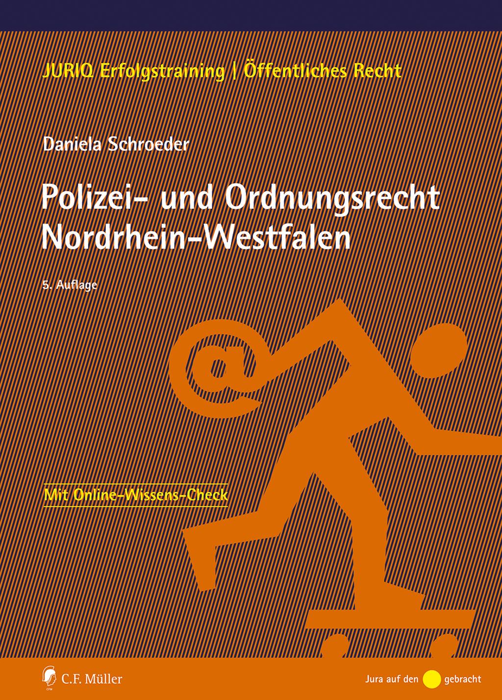 Vorderes Coverbild Polizei- und Ordnungsrecht Nordrhein-Westfalen