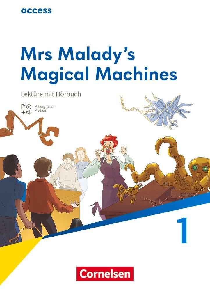Vorderes Coverbild Acces Band 2: 6. Schuljahr - Lektüre: Mrs Malady's Magical Machines