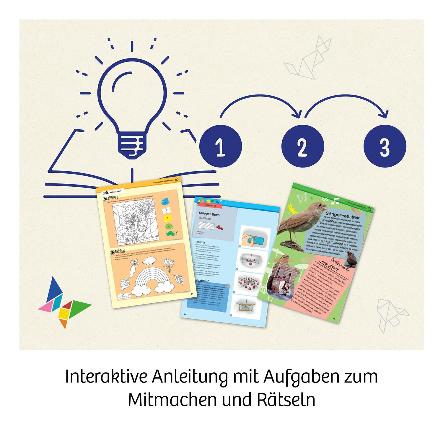 Beispielinhalt (Bild) Vorschul-Labor - Experimentierkasten