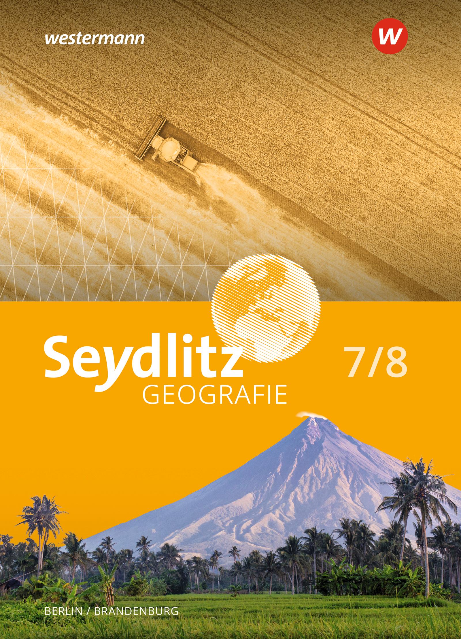 Vorderes Coverbild Seydlitz Geografie 7 / 8 . Schulbuch. Für Berlin und Brandenburg
