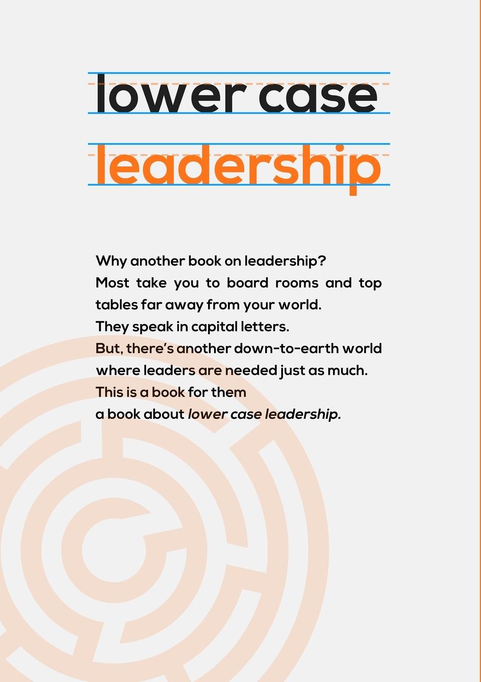 Rückseitencover lower case leadership