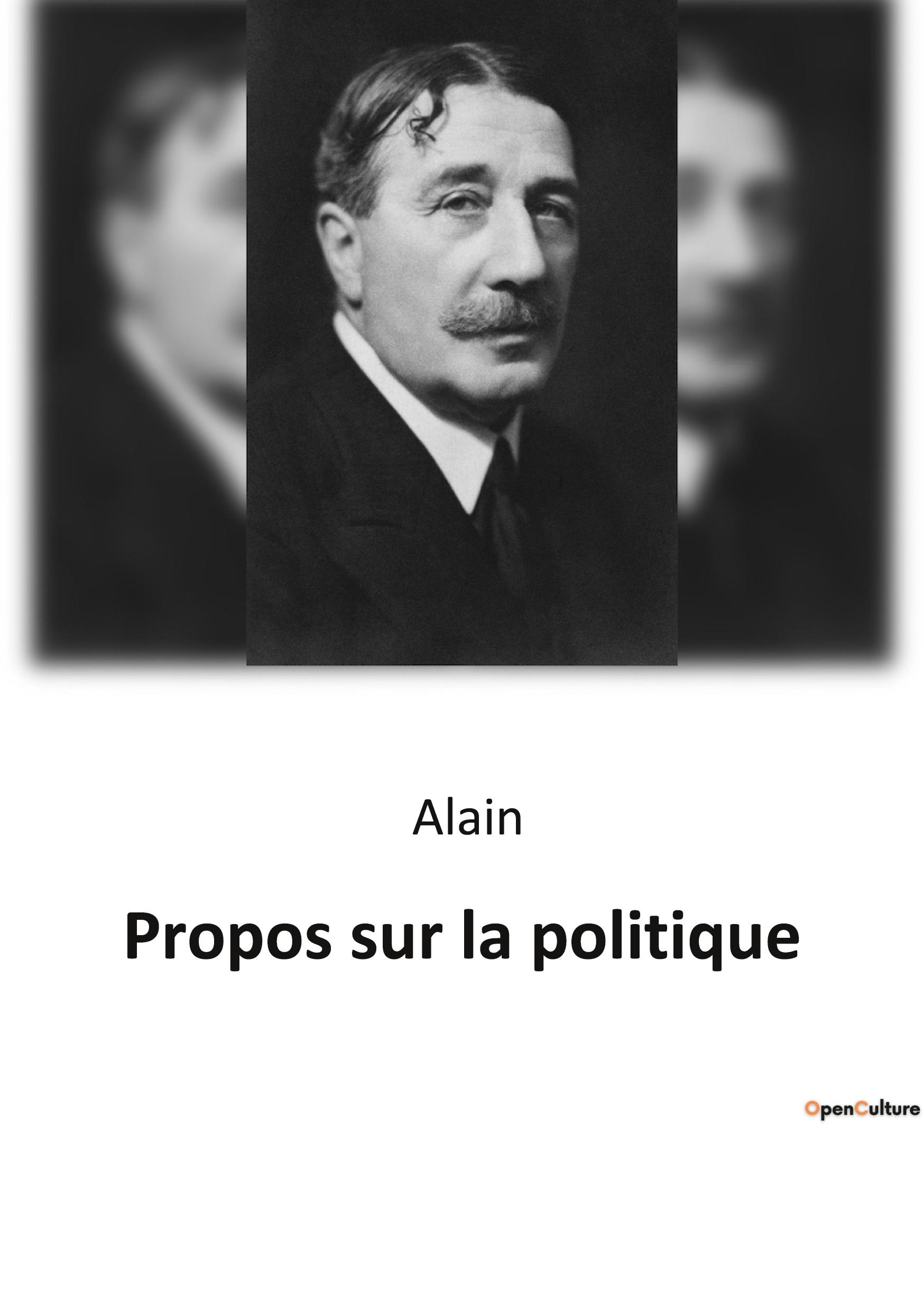 Vorderes Coverbild Propos sur la politique