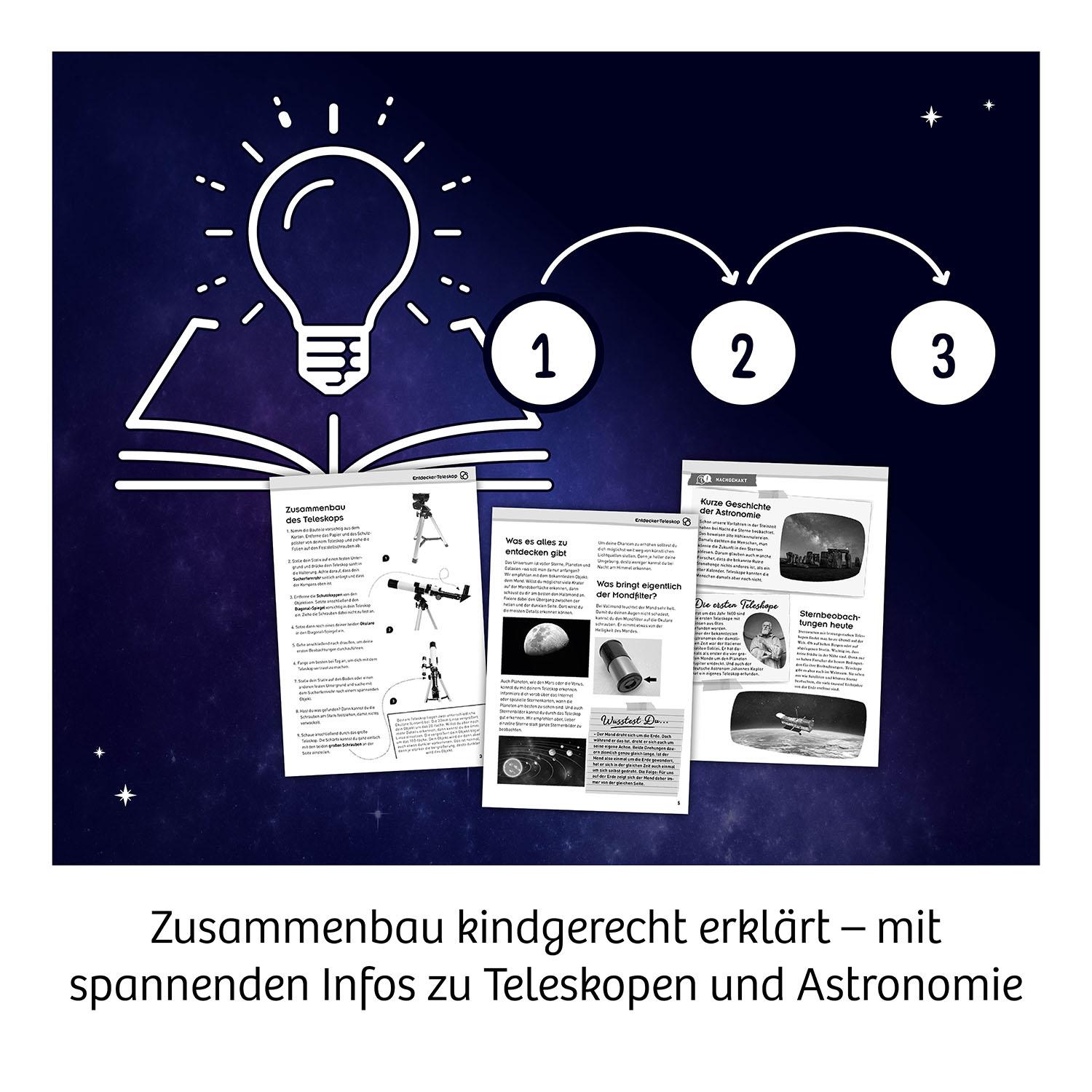 Beispielinhalt (Bild) Entdecker-Teleskop