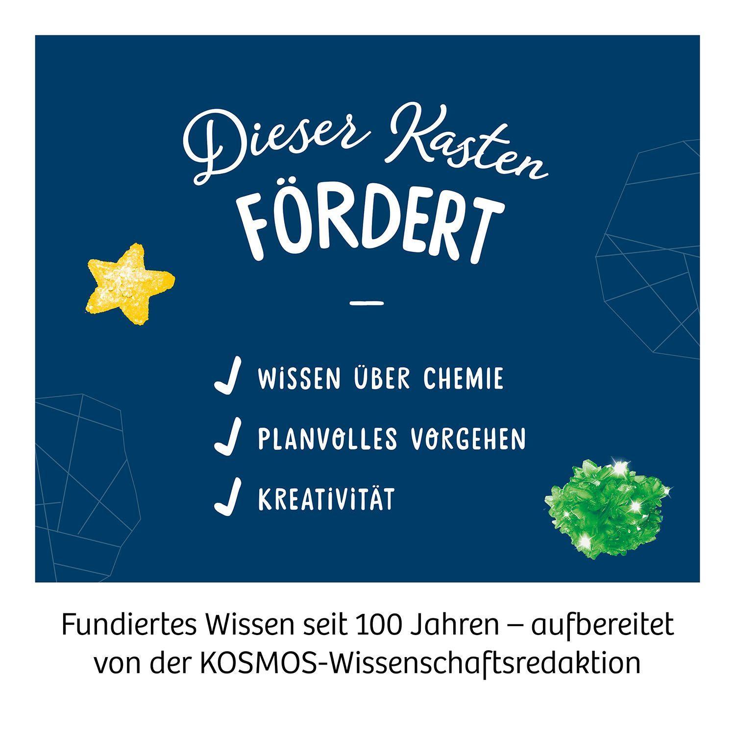 Beispielinhalt (Bild) Kristalle züchten - Experimentierkasten