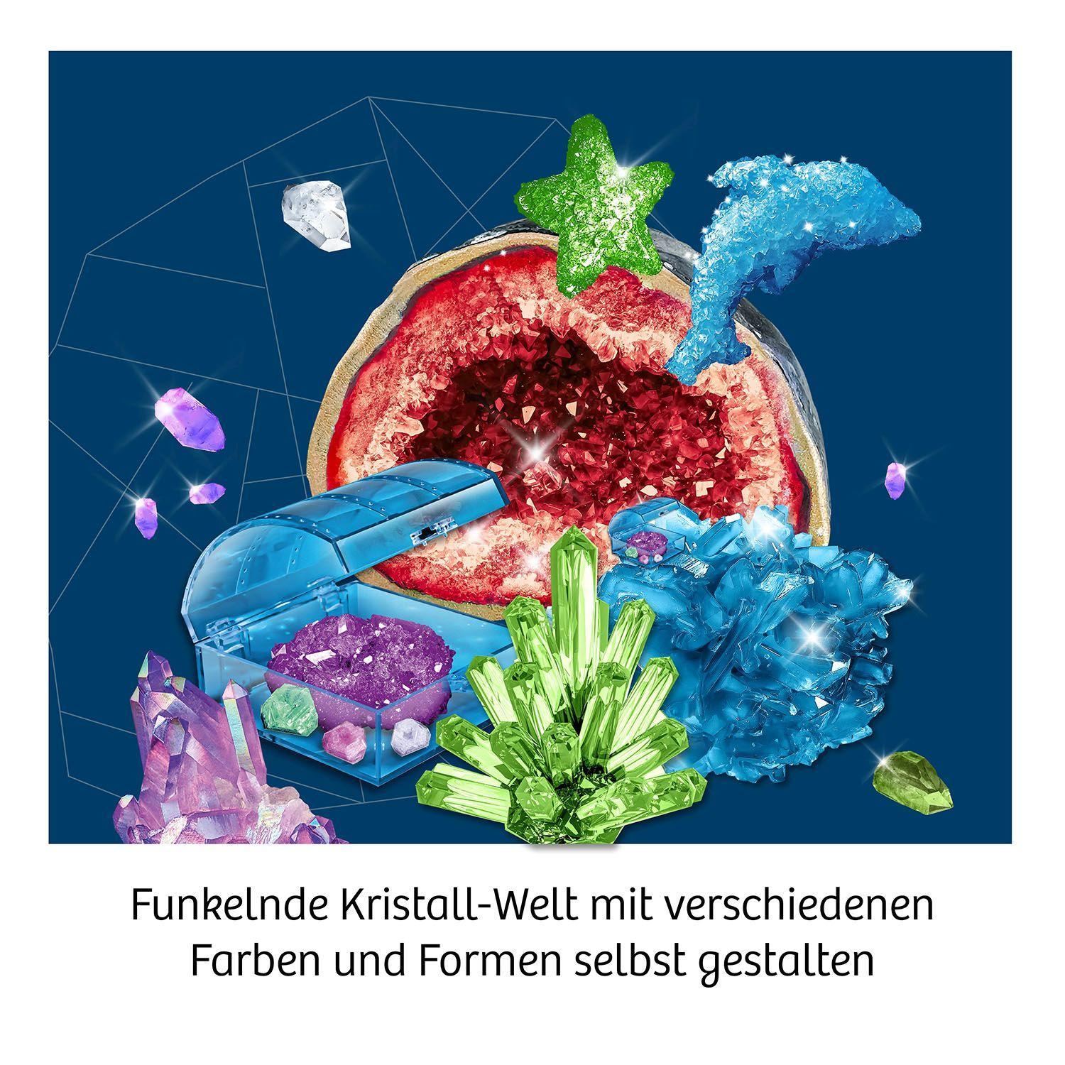 Beispielinhalt (Bild) Kristalle züchten - Experimentierkasten