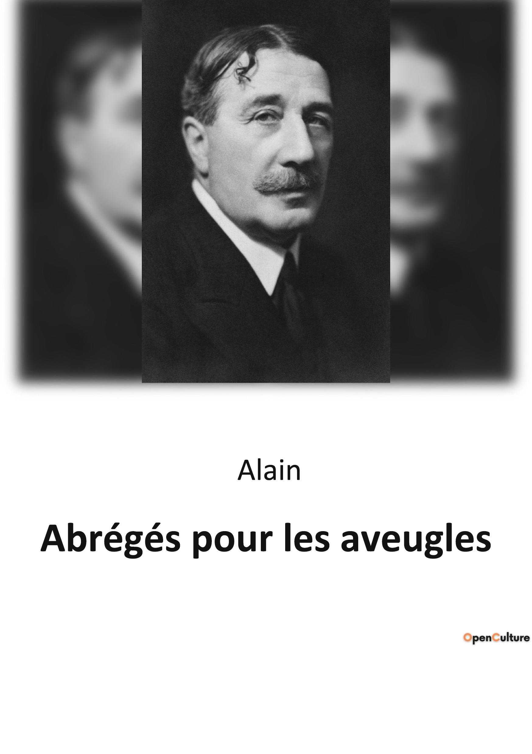 Vorderes Coverbild Abrégés pour les aveugles
