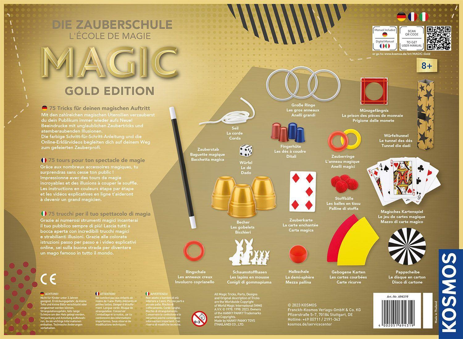 Beispielinhalt (Bild) MAGIC Gold Edition - Zauberkasten