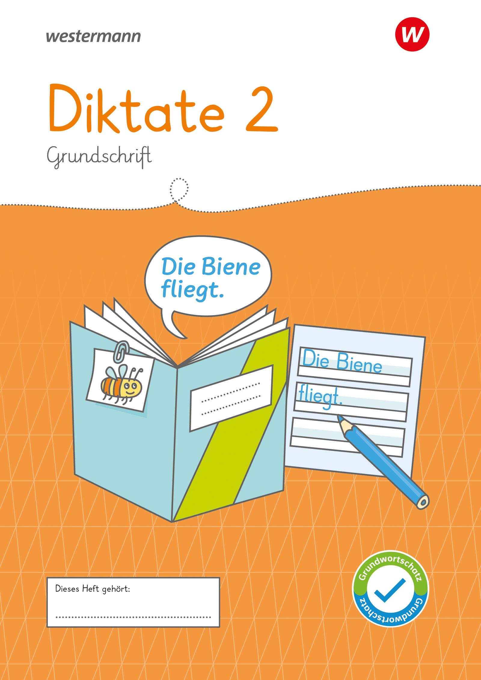 Vorderes Coverbild Westermann Unterrichtsmaterialien Grundschule. Diktate Heft 2 GS
